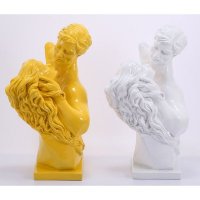 现代简欧家居创意个性摆件情侣拥吻造型树脂摆件家居展厅装饰品QXY006