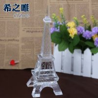 水晶工艺品 埃菲尔水晶塔 水晶巴黎铁塔 创意礼品 家居摆件
