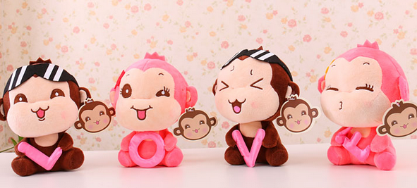 love 情侣猴,款式随机