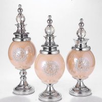 水晶创意摆件 玻璃镶钻家居模型3220BA BB BC