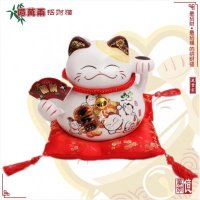 日式9寸亿万両陶瓷招福招财猫存钱罐YWL-9011