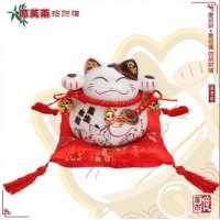 日式9寸亿万両陶瓷招福招财猫存钱罐YWL-7021