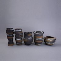 中式仿古高档陶瓷花瓶摆件 创意渐变色花瓶花器 时尚家居陶瓷饰品工艺品摆件BT-12-1