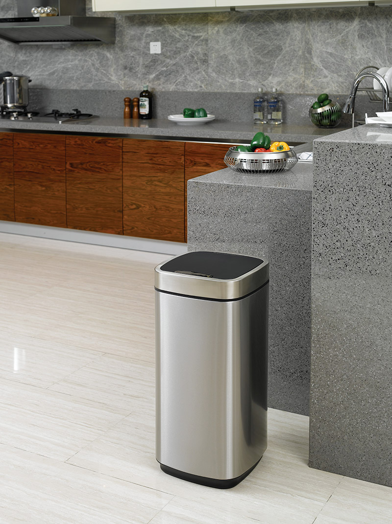 eko should be silent and anti fingerprint living room garbage