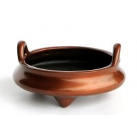 中式简约铜制珍玩冲耳炉造型摆件家居装饰摆件卧室摆件客厅摆件