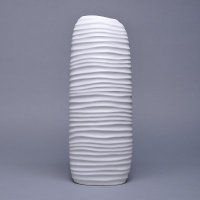 简约现代时尚白色陶花瓶 欧式客厅摆件RP-TCH6019