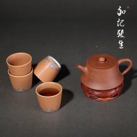 玉成窑103（柱础壶）和记张生整套茶具