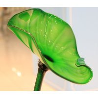 定制 琉璃荷叶装饰摆件 艺术琉璃 会所装饰 酒店艺术摆设 琉璃制品装置