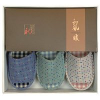 洁丽雅 美丽时光拖鞋家居鞋简约日式温馨室内拖鞋（2）