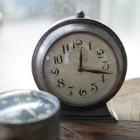 印度进口复古做旧座钟家居样板房道具