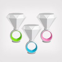 直销 LED情侣夜灯 创意钻石灯 钻戒夜灯 led台灯 浪漫充电台灯，下单备注颜色