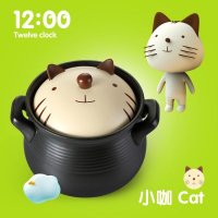 创意砂锅炖锅陶瓷沙锅韩国卡通砂锅煲汤炖锅耐高温石锅