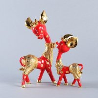 特色时尚摆件家居饰品可爱迷你对鹿008