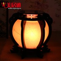 义乌商品批发插电调光优质木材香薰灯古典出口新奇特小夜灯