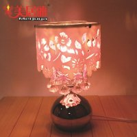 中山厂家批发亚克力花恋插电感应香薰灯  新款镂空雕刻创意家居台灯热卖 K0515