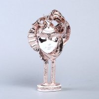 欧式树脂面具摆件 高档微笑创意电镀工艺创意摆件 送礼家居装饰摆设品 078B