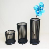 铁艺花瓶金属不锈钢花器工艺品摆件别墅样板房会所