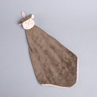 珊瑚绒小羊擦手巾 KX29181