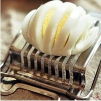 日本进口不锈钢切蛋器厨房小工具鸡蛋切片器松花蛋切瓣创意开蛋器