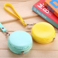 马卡龙耳机收纳盒