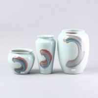 中式高温陶瓷花瓶 大中小尺寸可选 家居装饰工艺品陶瓷花瓶YMTC01