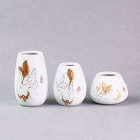 中式高温陶瓷花瓶 高档插花花瓶 家居装饰工艺品陶瓷花瓶摆件YMTC25