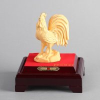 金鸡家居摆件 金色里紫铜外镕金风水装饰摆件 送礼办公室镇宅家居装饰摆件 JYG65