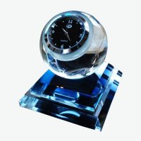 西式简约风格水晶钟造型摆件家居装饰摆件