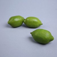 高仿真橡胶青柠檬创意水果摆件 摄影商店道具田园厨房橱柜仿真水果 NM-1