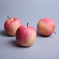 高仿真橡胶宗红苹果创意水果摆件 摄影商店道具田园厨房橱柜仿真水果 PG-2