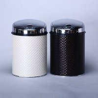不锈钢时尚客厅垃圾筒 时尚创意花纹感应式垃圾桶 9LCA-1