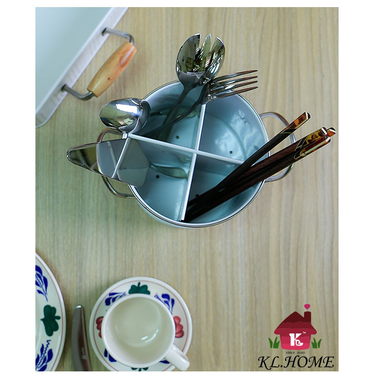 开利最新款优质加厚餐具筒刀叉分类收纳桶筷子篮厨房小工具8