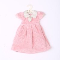 粉色可爱公主裙小衣服擦手巾 ZN206