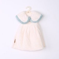 白色可爱公主裙小衣服擦手巾 ZN221