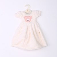 白色可爱公主裙小衣服擦手巾 ZN229