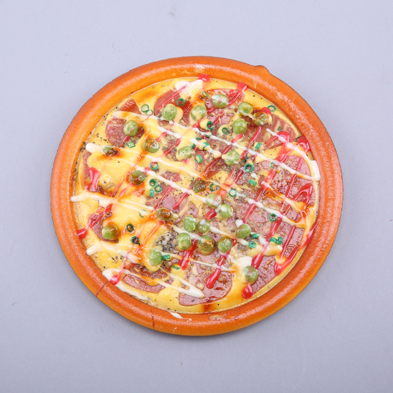 7寸披萨创意仿真摆件 摄影商店道具厨房橱柜仿真果/食品蔬装饰品 HPG011