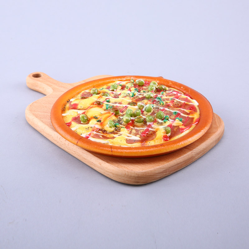 7寸披萨创意仿真摆件 摄影商店道具厨房橱柜仿真果/食品蔬装饰品 HPG012