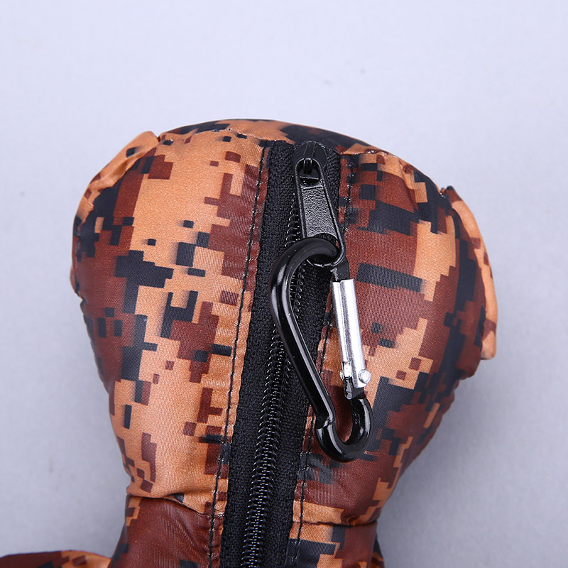 小熊收藏式环保袋 时尚创意花纹便携环保袋可爱公仔包包 GY165