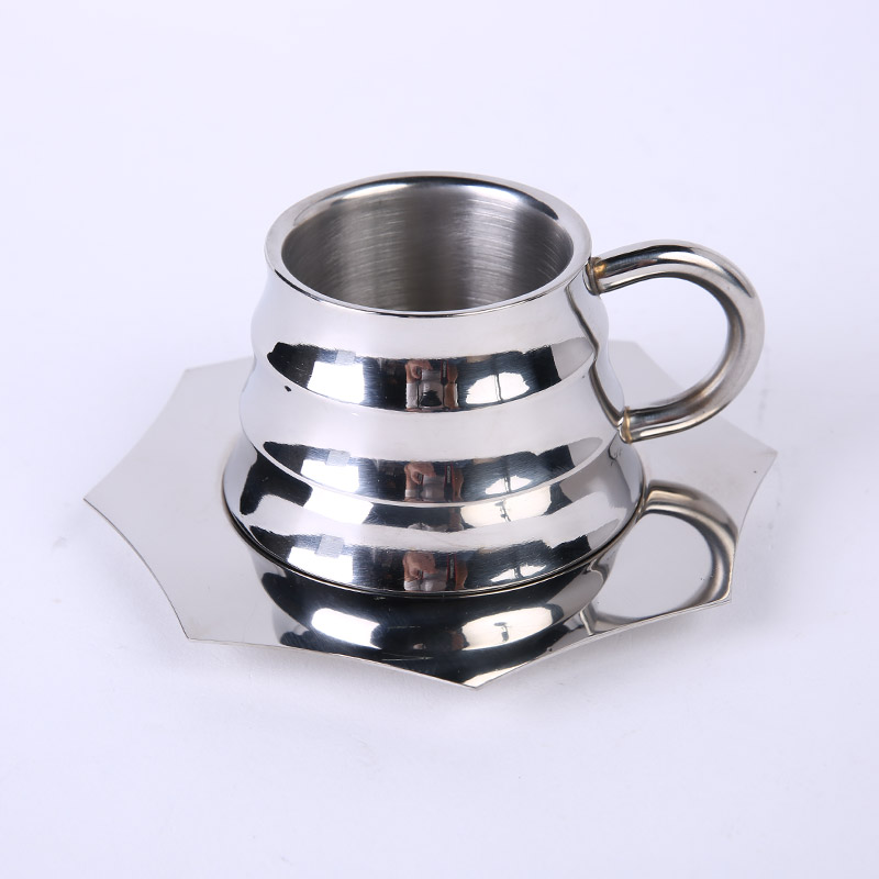 竹节咖啡杯 高档不锈钢咖啡杯创意竹节咖啡杯茶杯水杯 ZS122