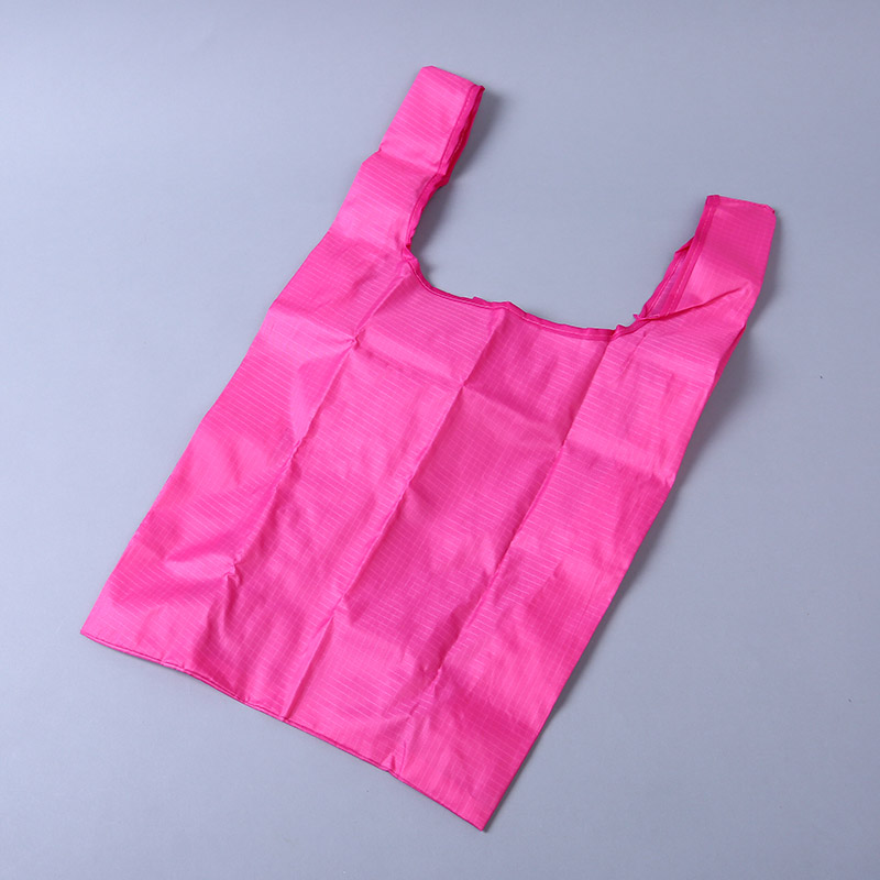 折叠收藏式环保袋 时尚简约纯色便携背心环保袋 GY925