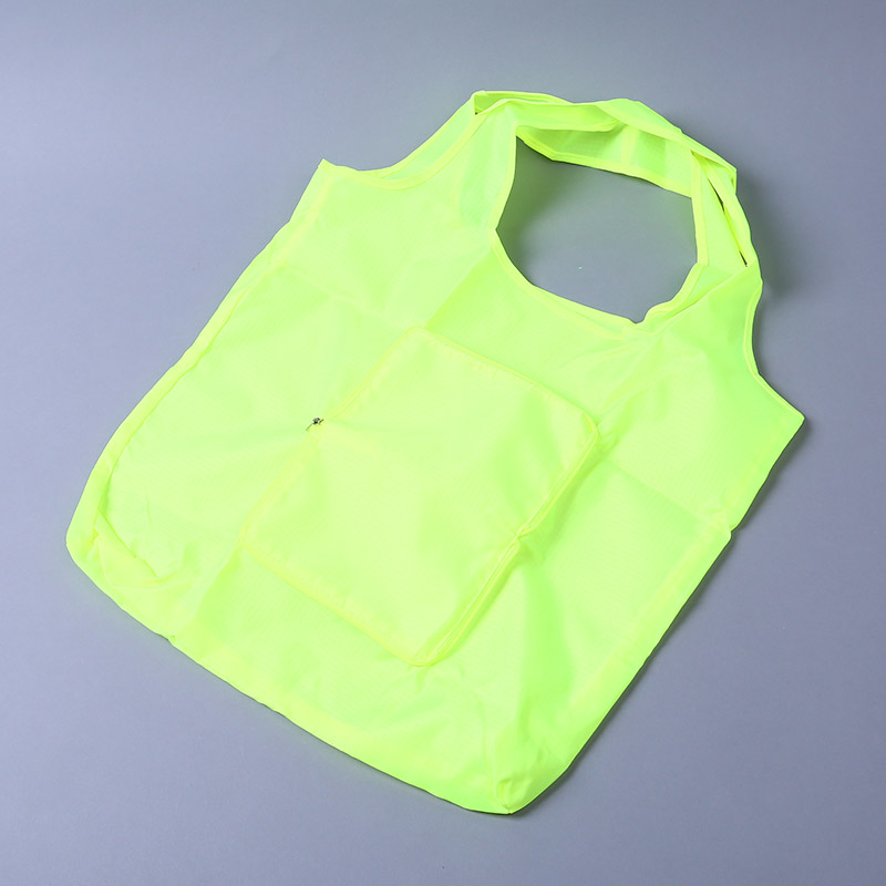 折叠收藏式环保袋 时尚简约纯色长方形便携背心环保袋 GY984