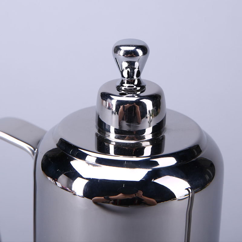 600ML西式油壶 不锈钢油壶防漏油壶油瓶大容量酱油瓶醋瓶可控调味瓶 ZS453