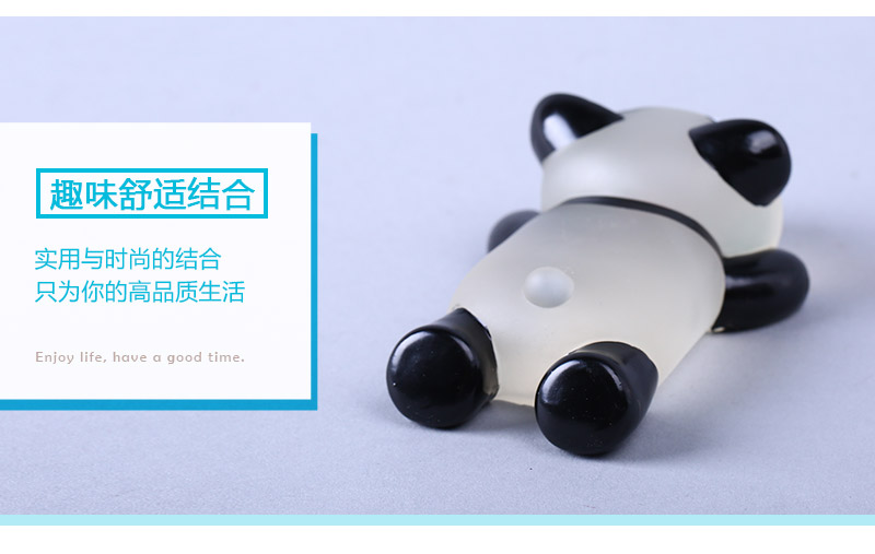 熊猫卡通型手枕 可爱卡通硅胶造型舒适手枕护腕垫手枕 HW234