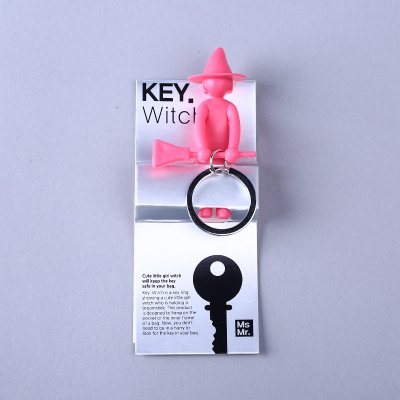 魔术师钥匙扣 粉红色魔术师创意钥匙扣时尚包包吊饰礼品挂件 HW19
