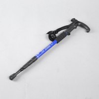 户外系列 登山拐杖T字拐杖蓝色徒步登山专用手杖户外用品装备 JCJP63