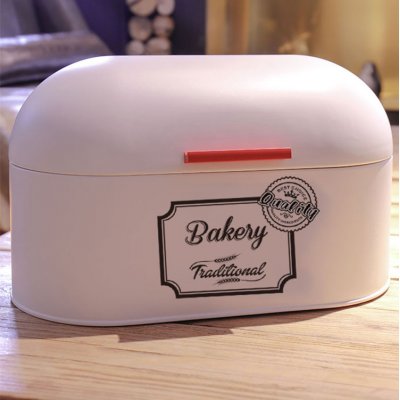 开利新款珍珠白药丸造型收纳盒简易翻盖面包箱零食收纳盒家居储物预售