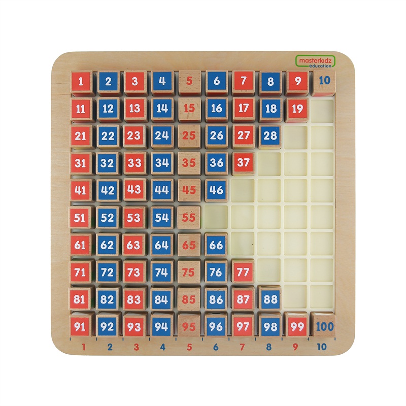 贝思德 多用途1-100数字方块板2