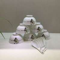 25头金百合家庭实用装套装餐具