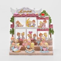 结婚礼物新婚喜庆创意实用时尚礼品摆件家居装饰品摆设树脂工艺品摆件9714