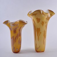 欧式时尚琥珀外粘银铂花瓶家居客厅餐厅电视柜玄关台门厅花瓶摆件NZV-1646A、NZV-1646B